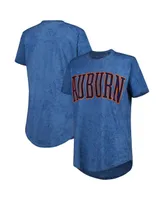 Women's Pressbox Navy Auburn Tigers Southlawn Sun-Washed T-shirt