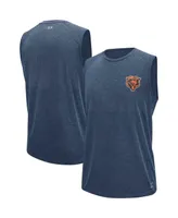 Men's Msx by Michael Strahan Navy Chicago Bears Warm Up Sleeveless T-shirt