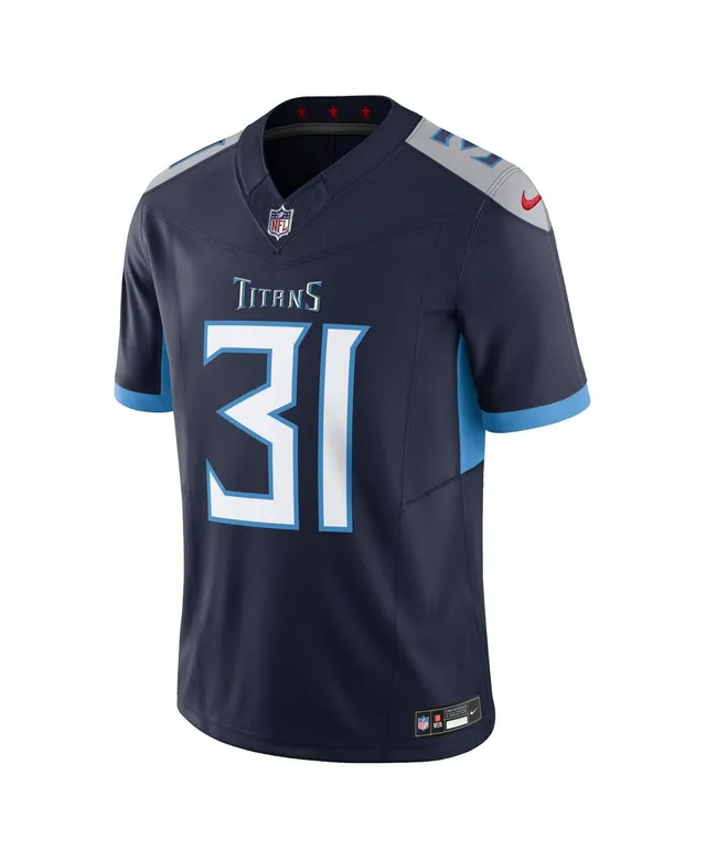 Men's Nike Treylon Burks Navy Tennessee Titans Vapor F.U.S.E. Limited Jersey Size: Medium