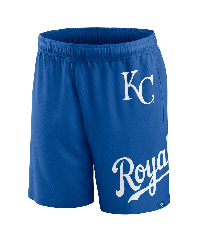 Men's Fanatics Royal Kansas City Royals Clincher Mesh Shorts