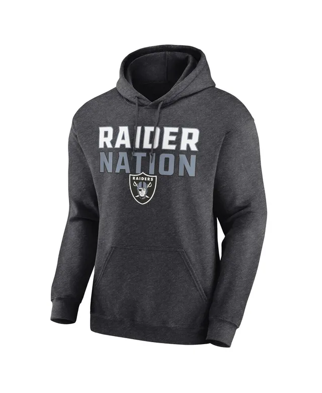 Men's Fanatics Branded Black Las Vegas Raiders Extra Point Pullover Hoodie