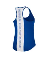 Women's Colosseum Royal Kentucky Wildcats 10 Days Racerback Scoop Neck Tank Top