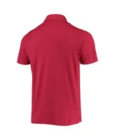 Men's Columbia Cardinal Arkansas Razorbacks Tech Trail Omni-Shade Polo Shirt