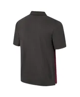 Men's Colosseum Charcoal Mississippi State Bulldogs Two Yutes Polo Shirt