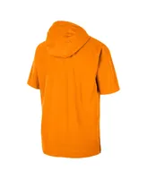 Men's Nike Tennessee Orange Volunteers Coaches Half-Zip Short Sleeve Jacket