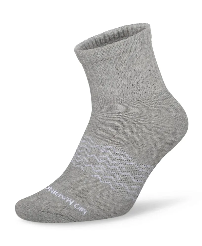 Men's Moisture Control Low Cut Ankle Socks 1 Pack - Gray