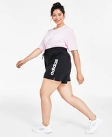 adidas Plus Essentials Linear Logo French Terry Shorts