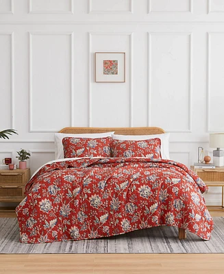 Southshore Fine Linens Jacobean Willow Oversized 2-Pc. Quilt Set, Twin