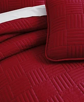 Southshore Fine Linens Grid 3-Pc. Quilt Set