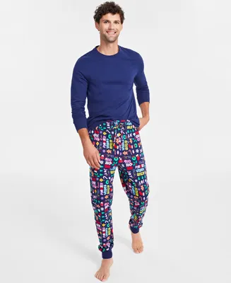 Matching Family Pajamas Men's Holiday Toss Pajamas Set, Created for Macy's