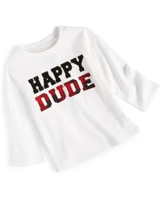 First Impressions Baby Boys Happy Dude Shirt, Created for Macy's