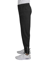 Blue Ice Men's Moisture Wicking Performance Joggers with Reflective Trim Ankle Zippers