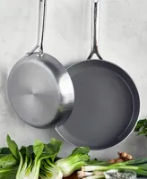 GreenPan GP5 Stainless Steel Healthy Ceramic Nonstick 2-Piece Fry pan Set, 10" and 12"