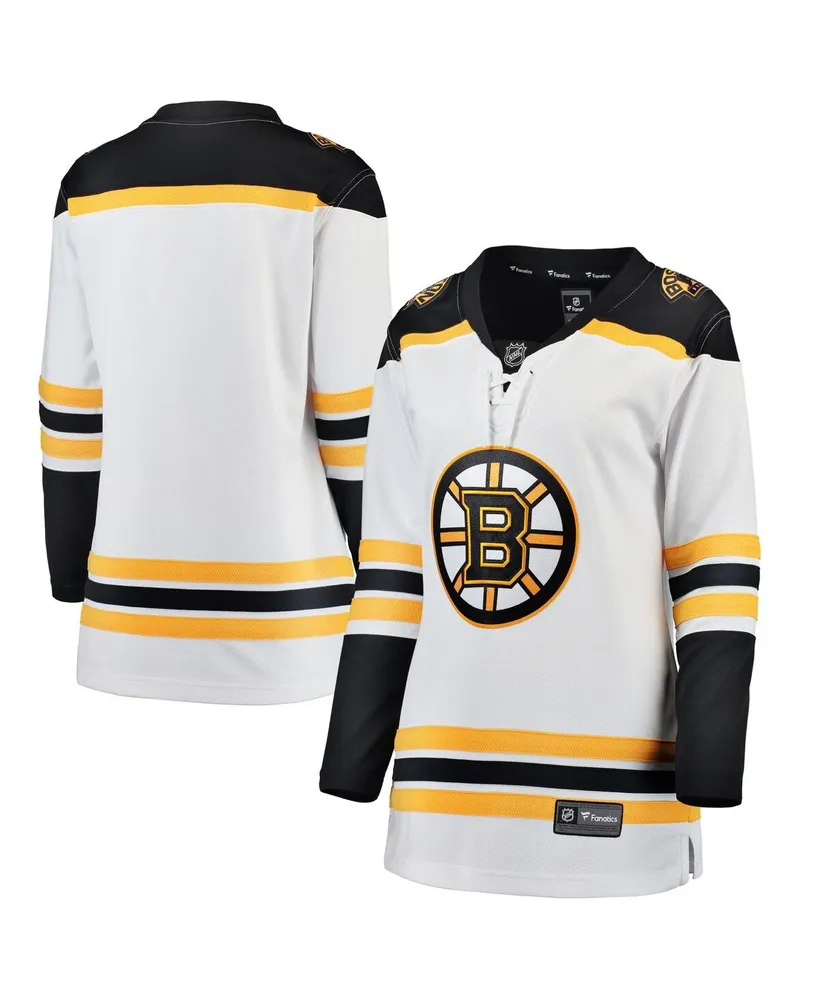 Women's Fanatics White Boston Bruins Away Breakaway Jersey