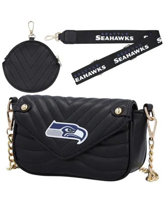 Women's Cuce Seattle Seahawks Leather Strap Bag