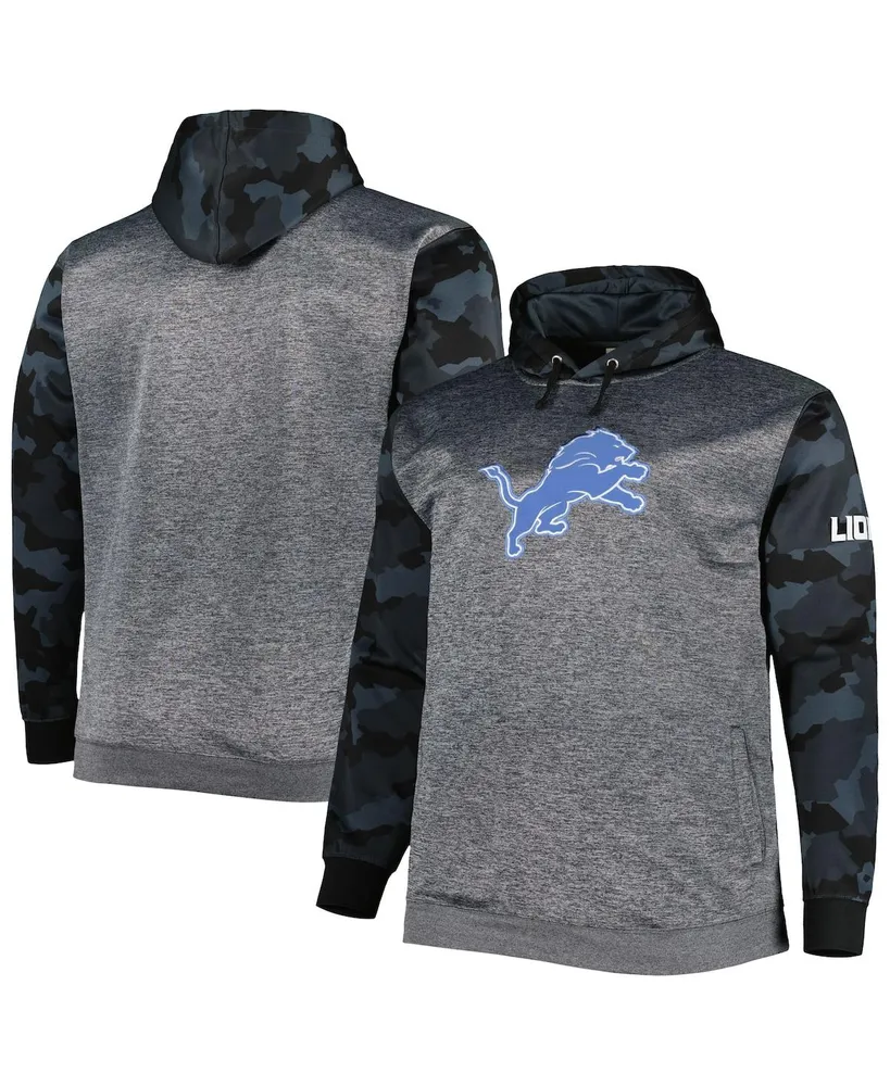 Zubaz NFL Buffalo Bills Men's Heather Grey Fleece Hoodie