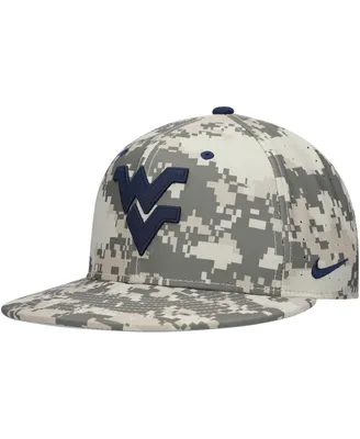 Men's Nike Camo West Virginia Mountaineers Aero True Baseball Performance Fitted Hat