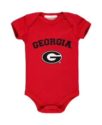 Infant Boys and Girls Red Georgia Bulldogs Arch & Logo Bodysuit