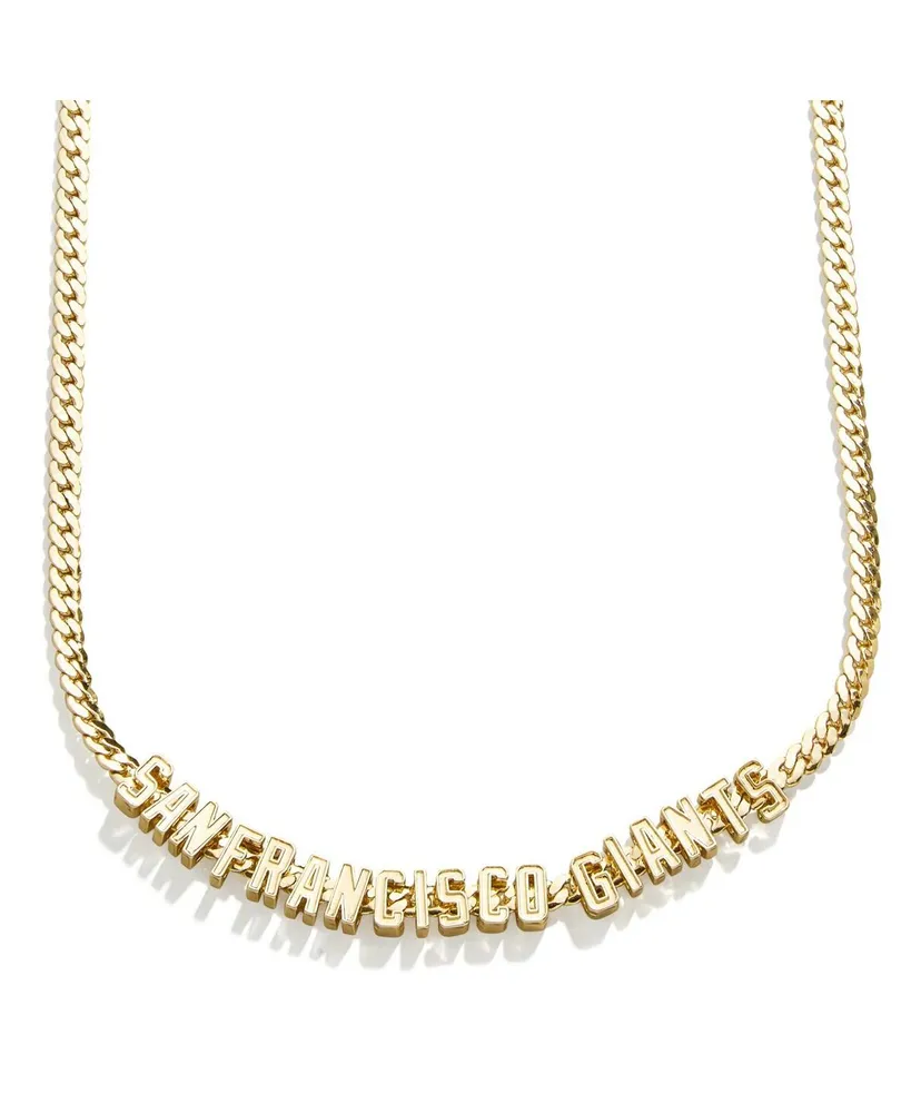 Women's Baublebar San Francisco Giants Curb Necklace - Gold