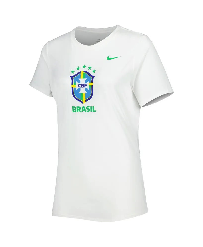 Women's Nike White Brazil National Team Legend Performance T-shirt