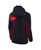 Women's Nike Black Portland Thorns Fc All-Weather Raglan Performance Full-Zip Hoodie Jacket