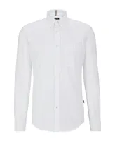 Boss by Hugo Men's Oxford Cotton Slim-Fit Button-Down Dress Shirt