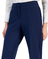 I.n.c. International Concepts Women's Mid-Rise L-Pocket Straight-Leg Pants, Regular, Long & Short Lengths, Created for Macy's