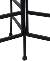 Rosemary Lane Metal Indoor Outdoor 3 Tier Floral Plant Stand