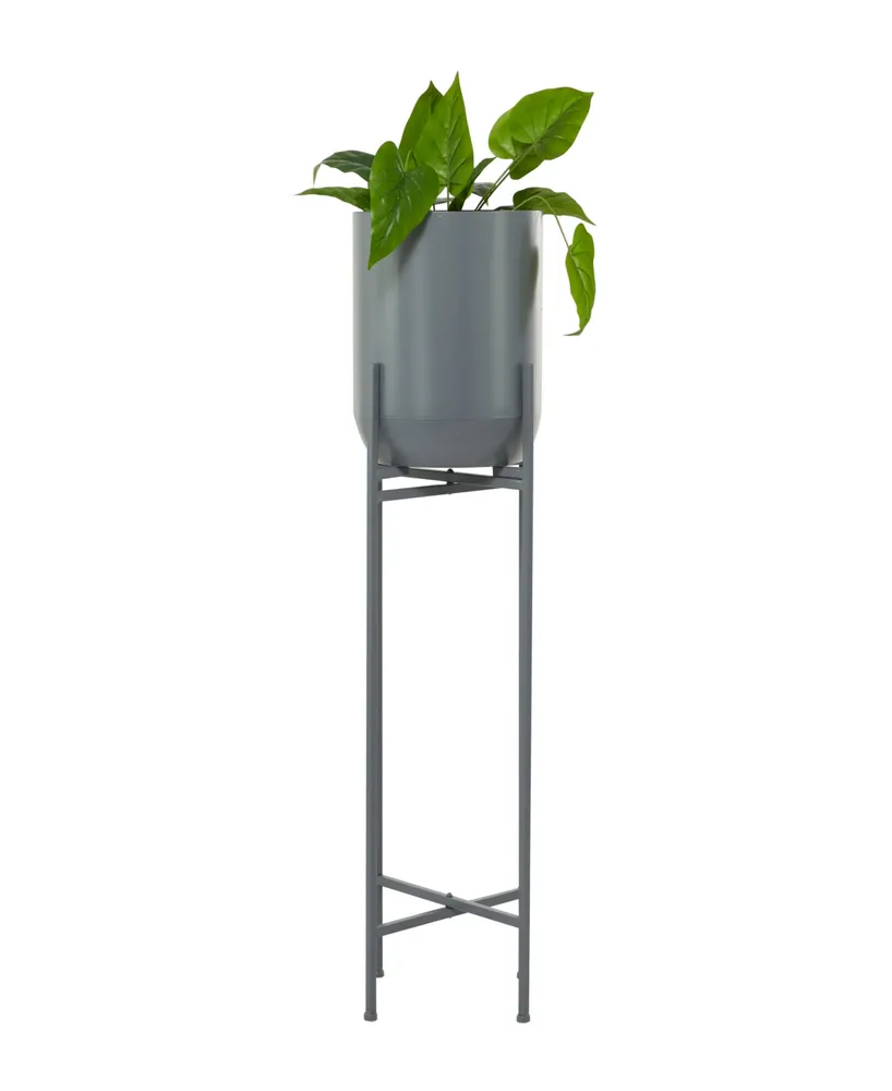 CosmoLiving Metal Planter with Removable Stand