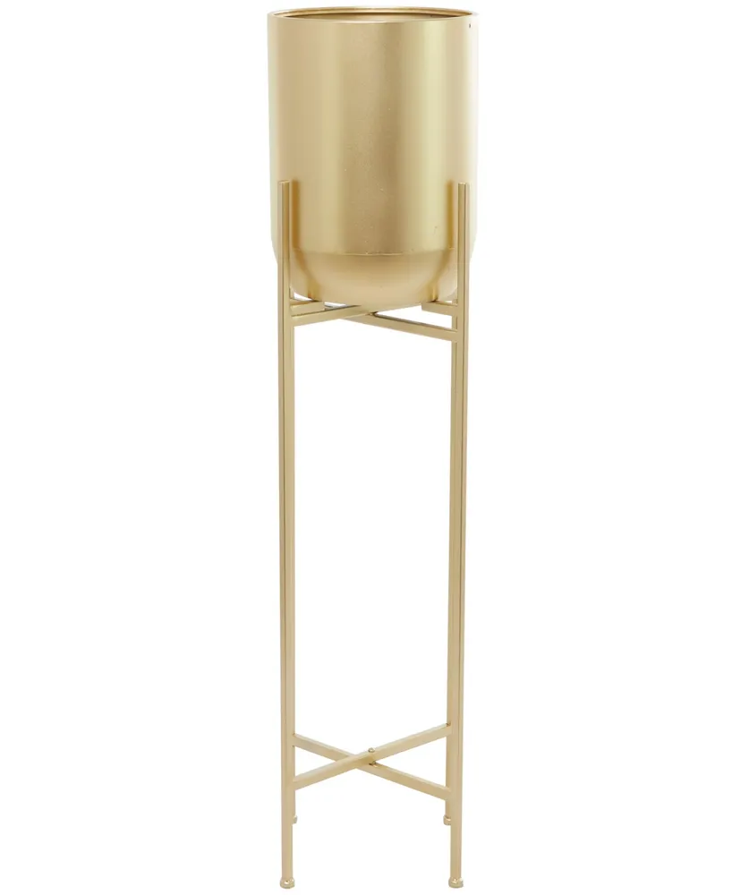 CosmoLiving Metal Planter with Removable Stand