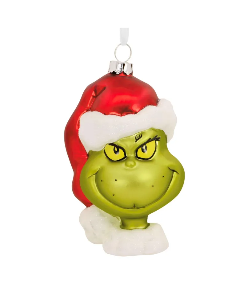 Hallmark Christmas Ornament Dr. Seuss's How the Grinch Stole Christmas Blown Glass - Multi