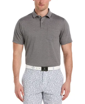 Pga Tour Men's Fine-Knit Short-Sleeve Pocket Polo Shirt