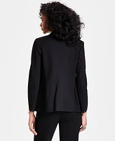 Bar Iii Women's Notch-Collar Single Button Blazer, Created for Macy's