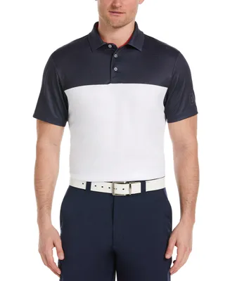 Pga Tour Men's Airflux Colorblock Short-Sleeve Golf Polo Shirt