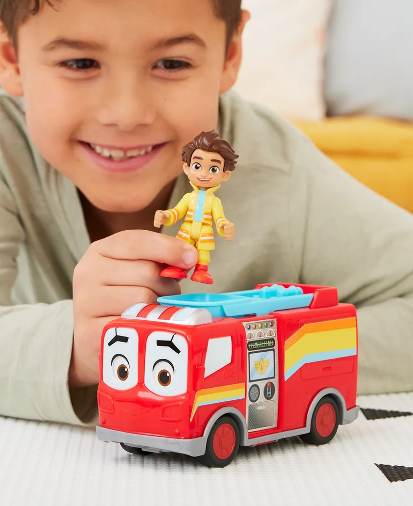 Disney Junior Firebuds Friends Bo and Flash Figure and Fire Truck Set