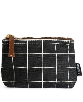 Maika Belvedere Printed Small Zip Canvas Pouch