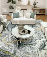 D Style Splash Spl12 Area Rug