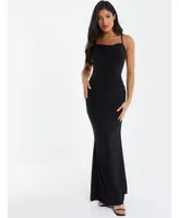 Quiz Women's Ity Cowl Maxi Dress