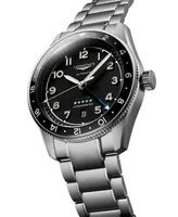 Longines Men's Swiss Automatic Spirit Zulu Time Stainless Steel Bracelet Watch 42mm