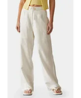 Women's Jarrice Linen Fold-over Trousers