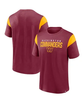 Men's Fanatics Burgundy Washington Commanders Home Stretch Team T-shirt