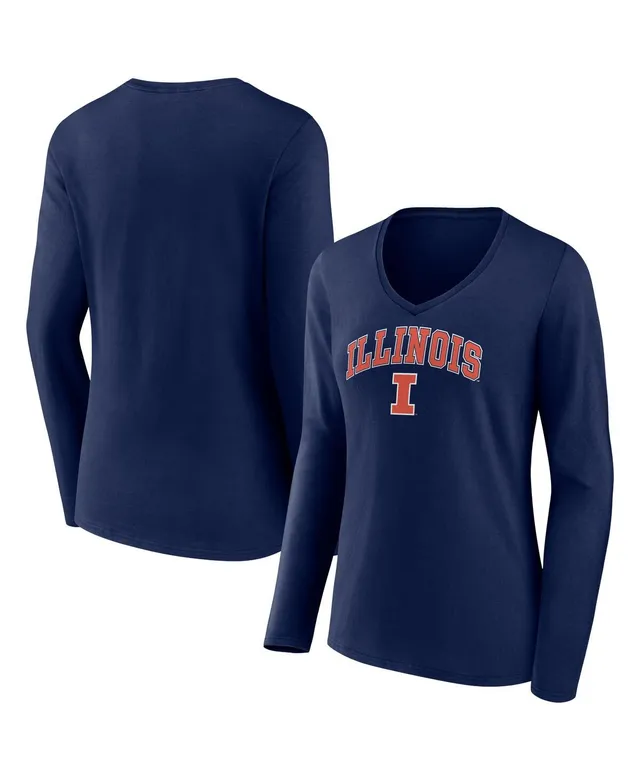 Fanatics Patriots Freehand Long Sleeve V-Neck T-Shirt - Women's