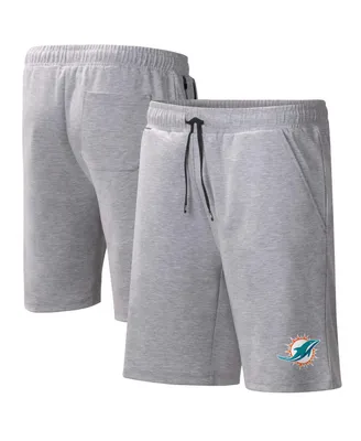 Men's Msx by Michael Strahan Heather Gray Miami Dolphins Trainer Shorts