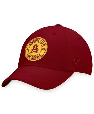 Men's Top of the World Maroon Arizona State Sun Devils Region Adjustable Hat