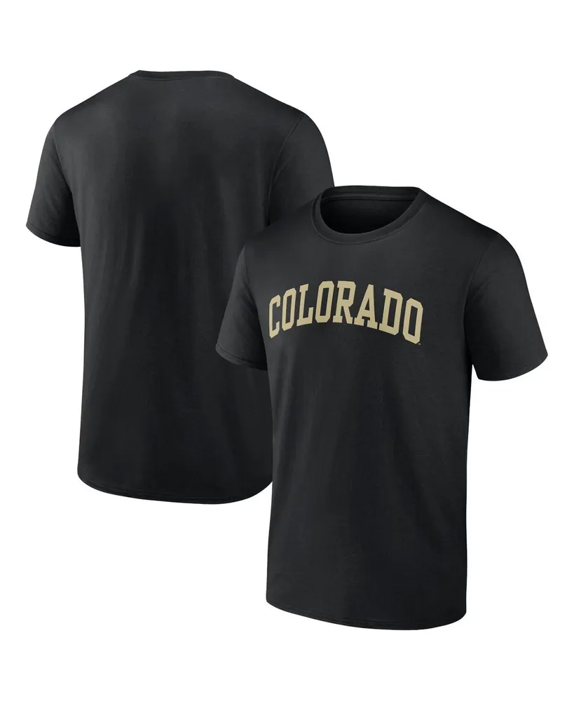 Men's Fanatics Black Colorado Buffaloes Basic Arch T-shirt