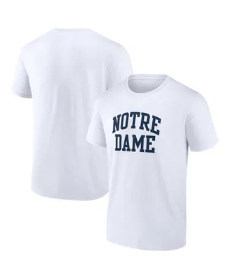Men's Fanatics White Notre Dame Fighting Irish Basic Arch T-shirt