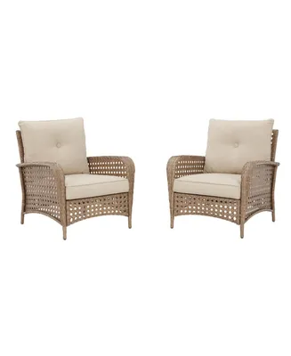 Braylee Lounge Chair w/Cushion, Set of 2