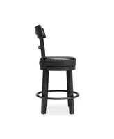 Valebeck Upholstery Swivel Barstool