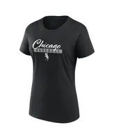 Women's Fanatics Black, Gray Chicago White Sox Fan T-shirt Combo Set