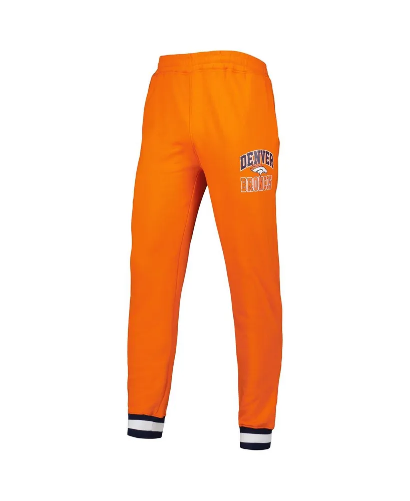Men's Starter Orange Denver Broncos Blitz Fleece Jogger Pants